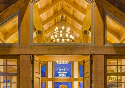 Front Entry - Western Red Cedar Interior Beam & Paneling